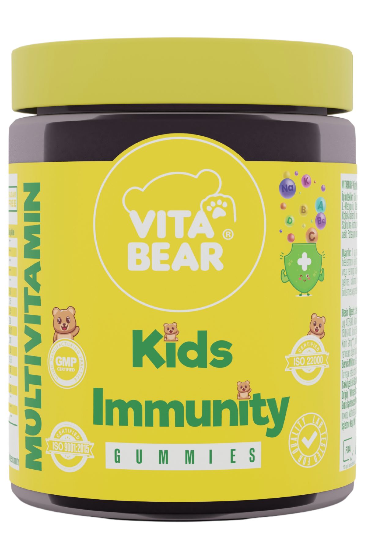 Vita Bear Kids Multivitamin- Çocuklar İçin Multivitamin
